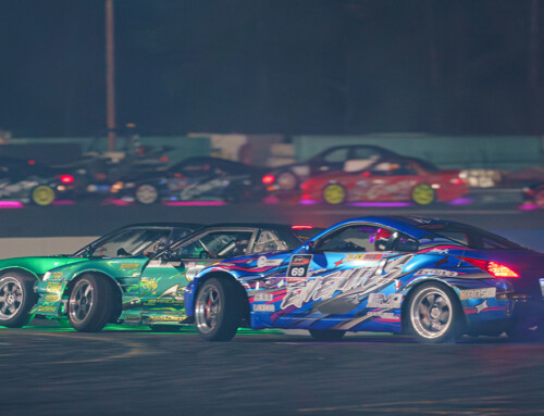 DriftCon Afterdark 2024 360° Drift Challenge & Team Tandem Showoff Overview